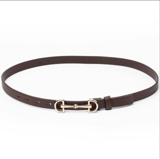 Brown leather Belt