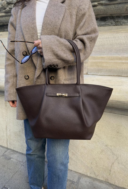 Airport Brown leather Bag