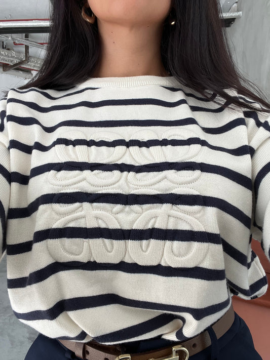 Knitwear striped Top