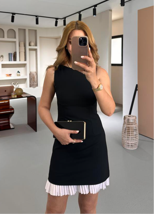 Lina Black Short Formal Dress