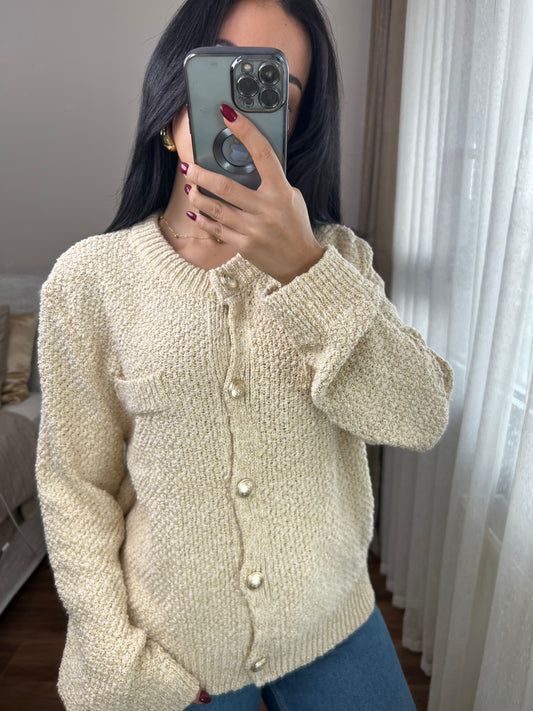 Golden bottun Cardigan